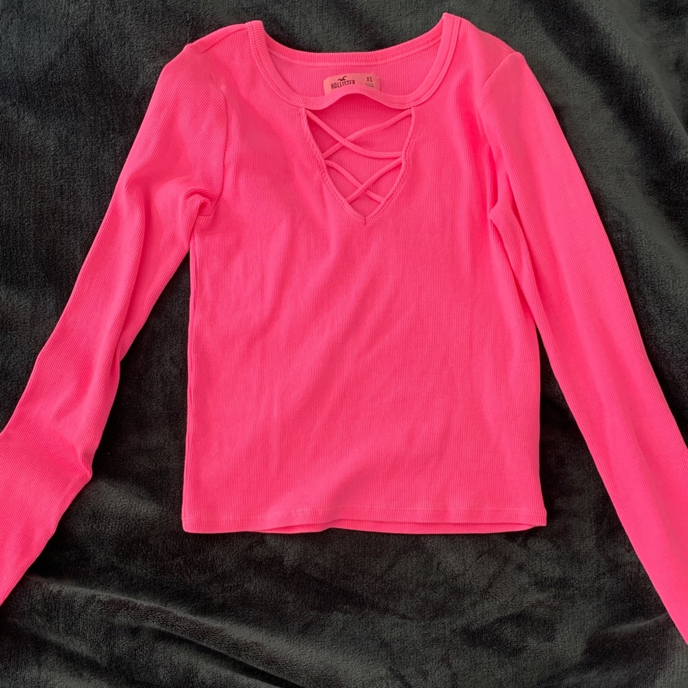 Hollister Cropped Long Sleeve